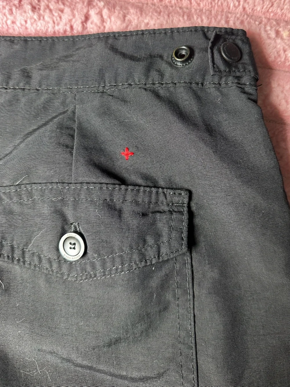Men's Black Casual Pocket Shorts